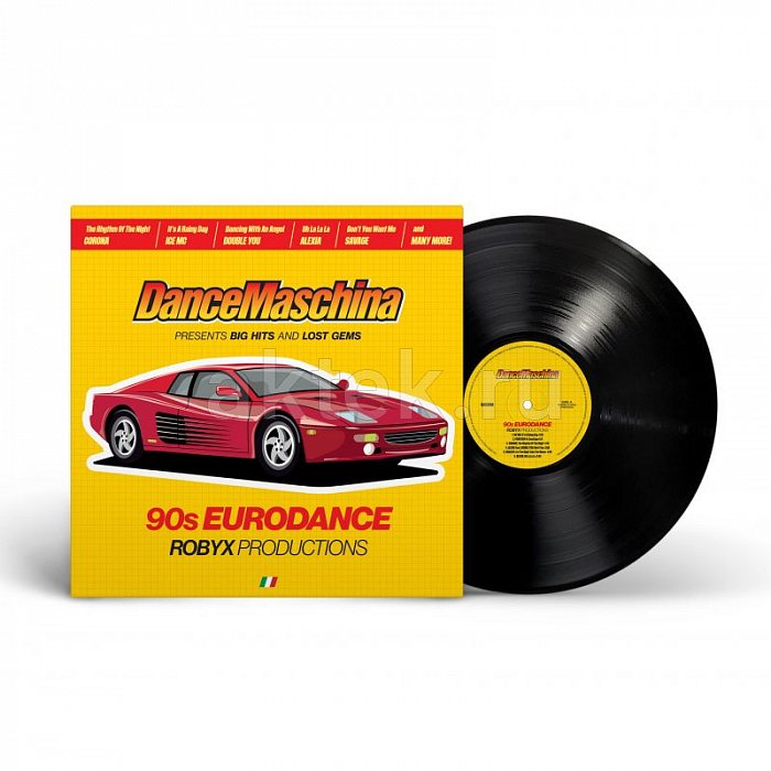 Виниловая пластинка V/A - DANCEMASCHINA: 90S EURODANCE / ROBYX PRODUCTIONS (2025) BLACK VINYL 12"