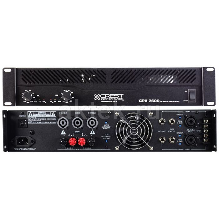 Усилитель звука для акустических систем Crest Audio CPX 2600 2