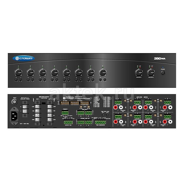 Усилитель мощности-микшер Crown 280MA 2