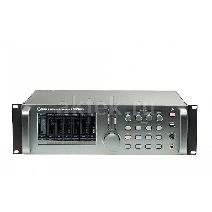 Exell EDM12RACK цифровой рэковый микшер 12 XLR-входов 8 выходов 4