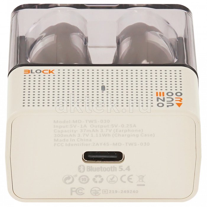 Беспроводные наушники MOONDROP BLOCK Grey 7