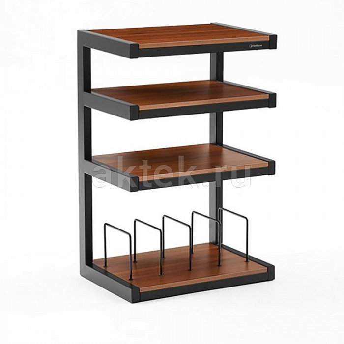 NorStone Esse Hifi VInyl Black/Wal стойка для Hi-Fi аппаратуры