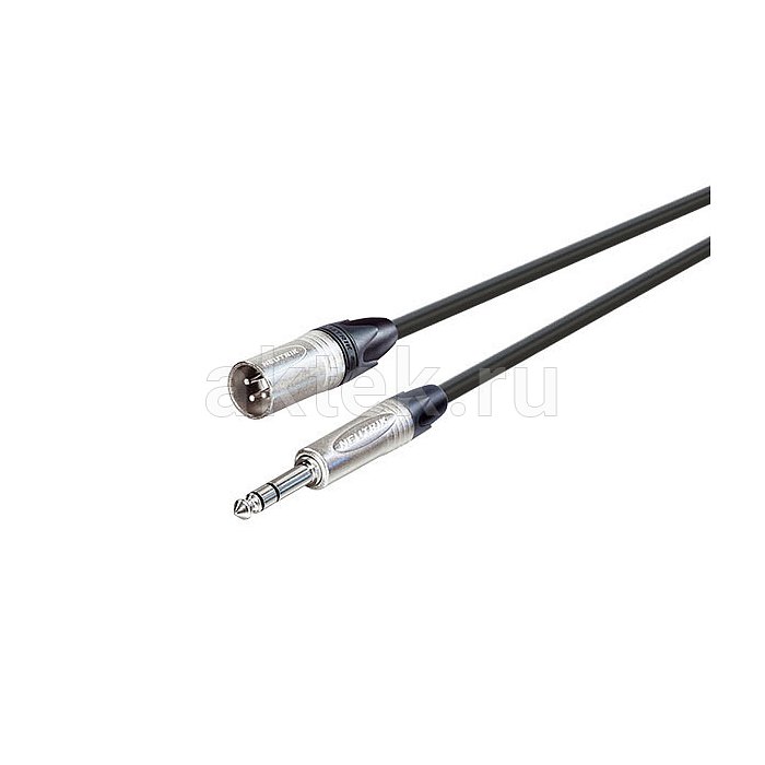 ROXTONE NMXJ240/5 аудиокабель XLR–Jack 6,3, 5 м, 2×0,30 мм² 2