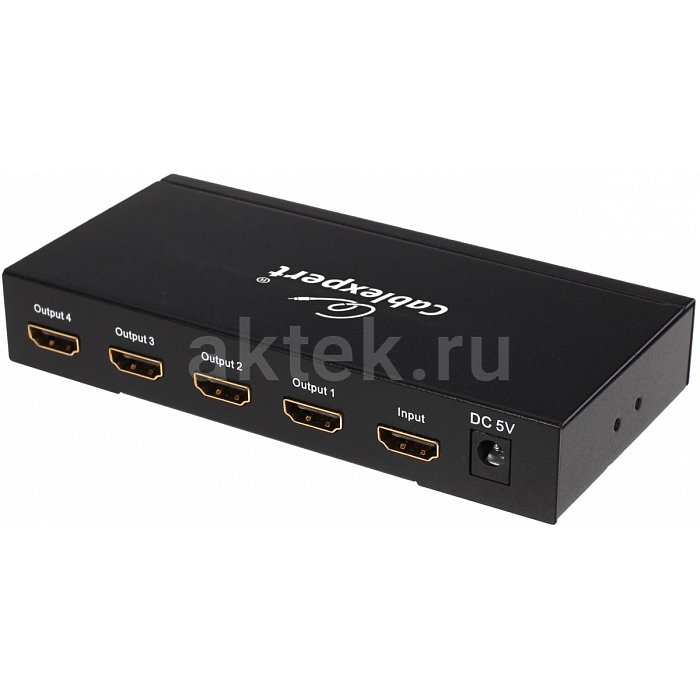 Разветвитель HDMI на 4 монитора Cablexpert DSP-4PH4-001