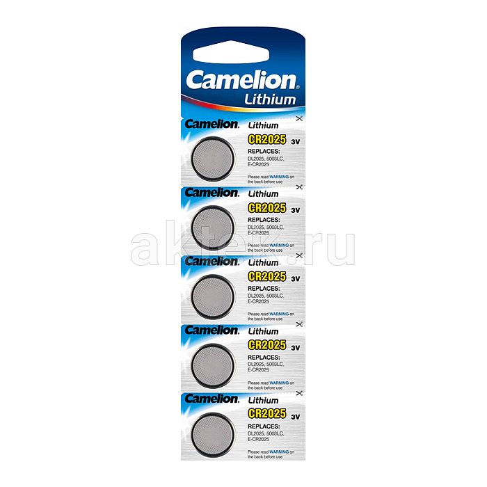 Батарейка таблетка Camelion CR2025 3