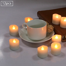 Комплект светодиодных свечей с пультом ДУ Candle LED Flame Remote Yellow 3