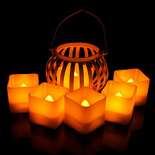 Комплект светодиодных свечей Candle LED Flame Square Yellow 2