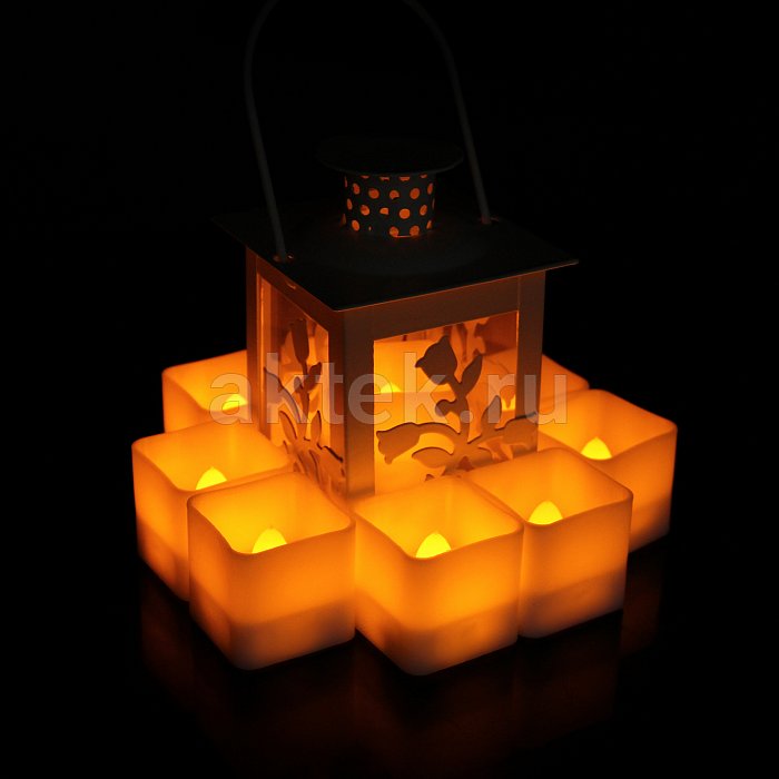 Комплект светодиодных свечей Candle LED Flame Square Yellow 3