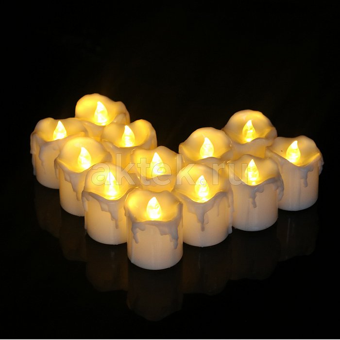 Набор светодиодных свечей Candle LED Flame Yellow 4