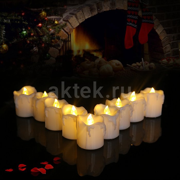Набор светодиодных свечей Candle LED Flame Yellow 5
