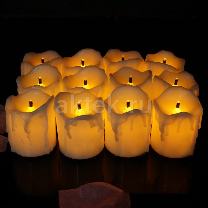 Набор светодиодных свечей Candle LED Wick Warm White 2