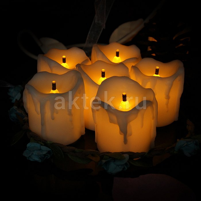Набор светодиодных свечей Candle LED Wick Warm White 3