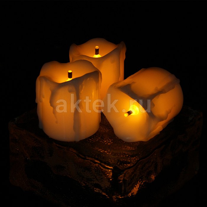 Набор светодиодных свечей Candle LED Wick Warm White 7