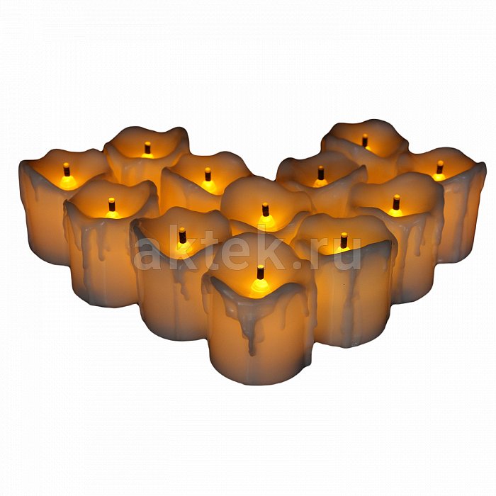 Набор светодиодных свечей Candle LED Wick Warm White
