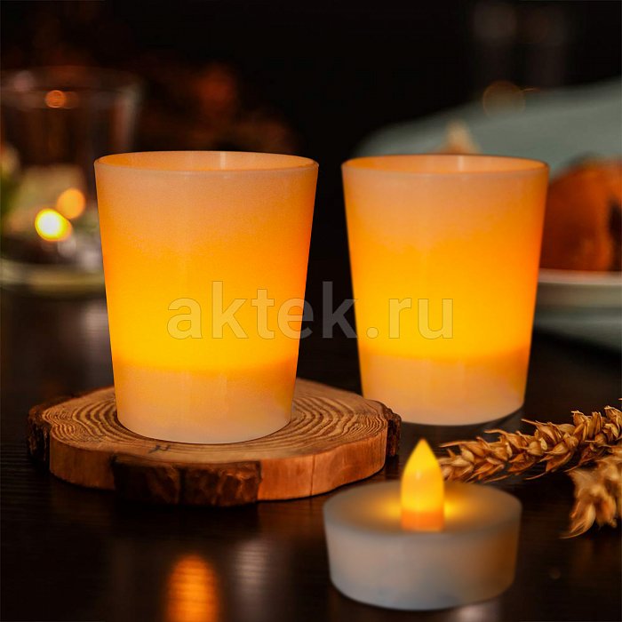 Светодиодные свечи с формочкой Candle LED Yellow 4