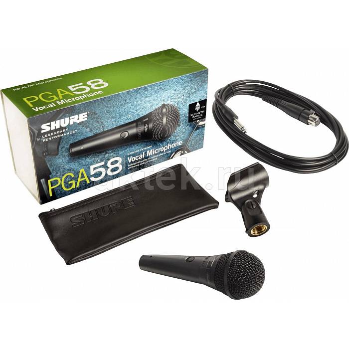 Динамический вокальный микрофон SHURE PGA58-QTR-E 2