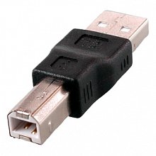 Переходник USB A "папа" - USB B "папа"