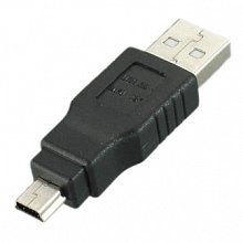 Переходник USB A "папа" - USB mini B 5Pin "папа"
