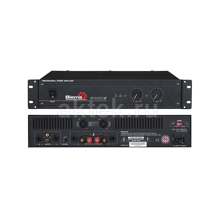 Усилитель звука Biema W110II для акустических систем 2