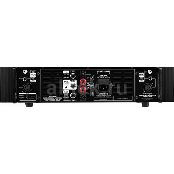 Усилитель мощности Behringer A500 для акустических систем 3