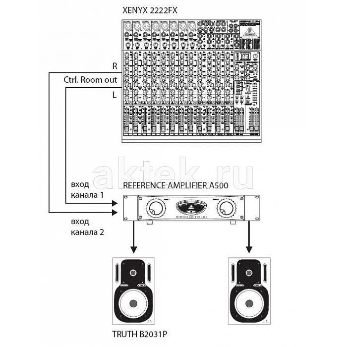 Усилитель мощности Behringer A500 для акустических систем 4