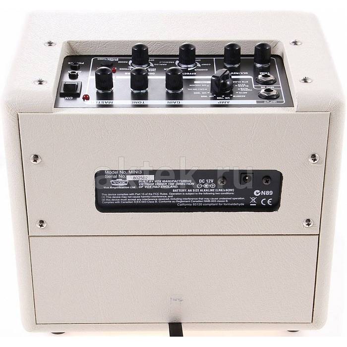 Гитарный комбоусилитель VOX MINI3-G2 Ivory 4