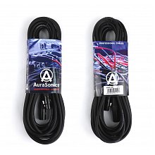 AuraSonics XMXF-10B кабель микрофонный XLR(F)-XLR(M), 10 м, 24 AWG
