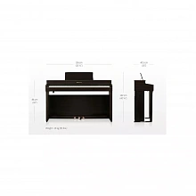 Kawai CN201W цифровое пианино, 88 клавиш, 19 тембров, цифровая обработка 3