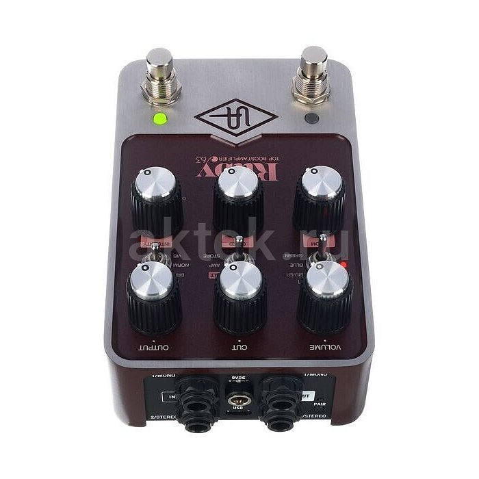 Педаль эффектов предусилителя UNIVERSAL AUDIO UAFX Ruby '63 Top Boost Amplifier 10