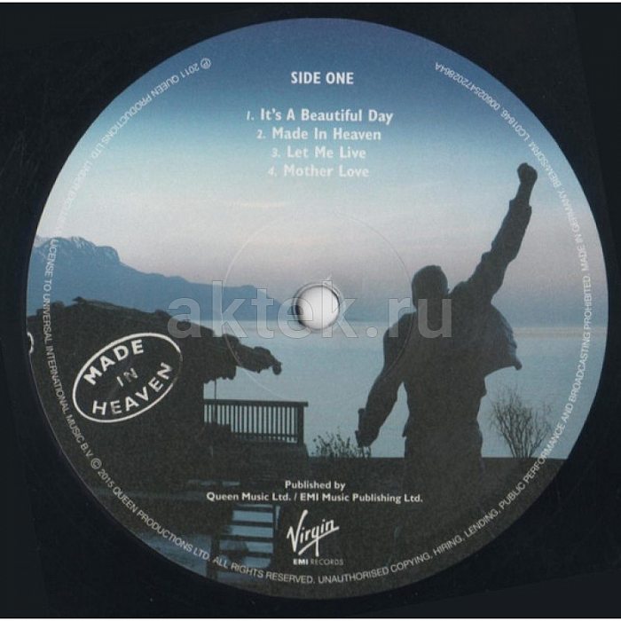 Виниловая пластинка QUEEN - MADE IN HEAVEN BLACK VINYL 12" 4