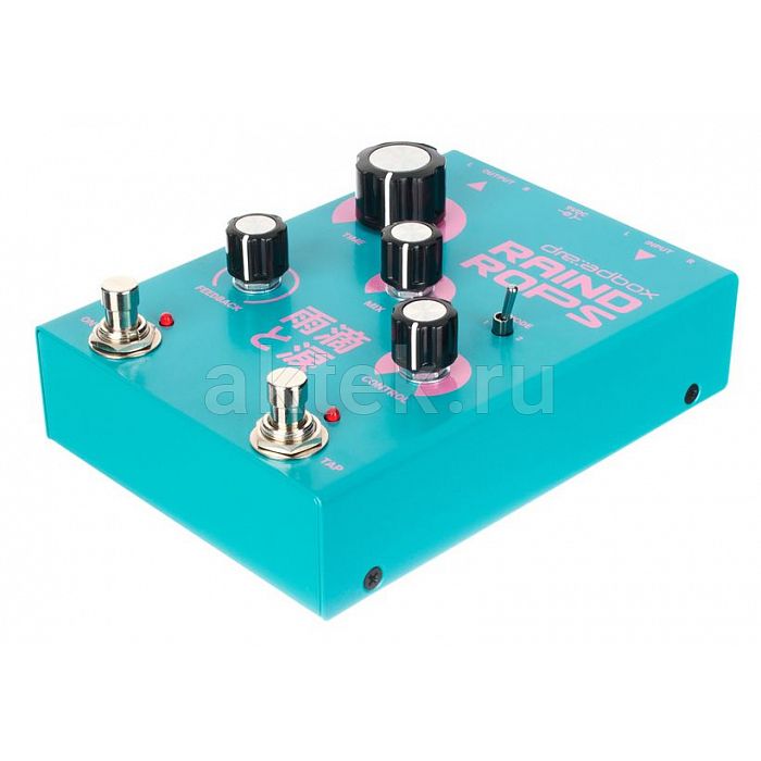 Гитарная педаль реверберации и задержки Dreadbox Raindrops 7