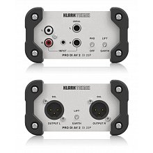 KLARK TEKNIK DI 22P дибокс пассивный стерео, входы небал. Jack L/R
