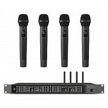 FBW A4-VOCAL четырёхканальная вокальная радиосистема, A140R+4xA100HT