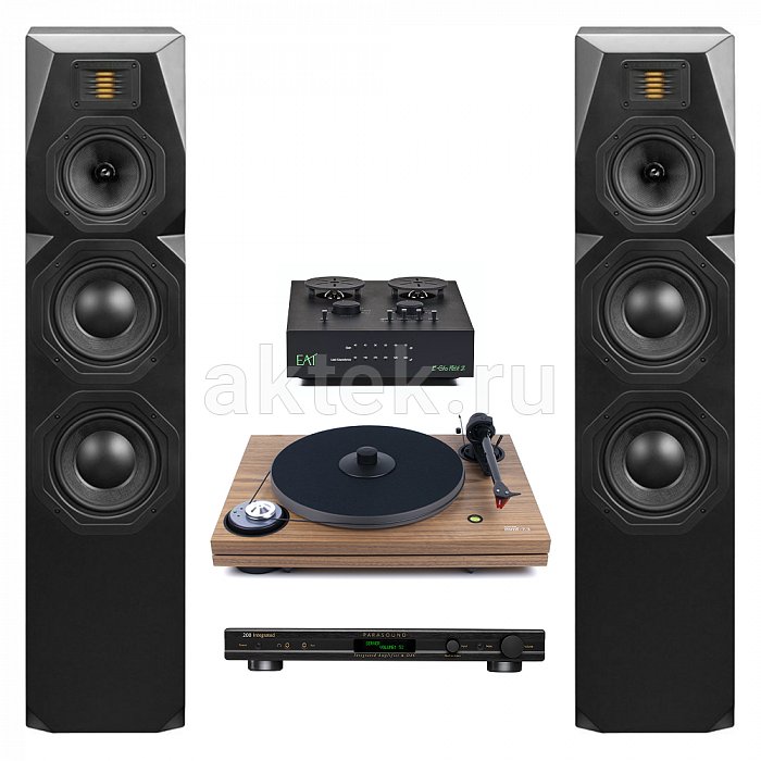 Комплект проигрывателя винила Vinyl STATEMENT Tower Tube