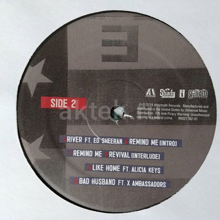 Виниловая пластинка EMINEM - REVIVAL BLACK VINYL 12" 4