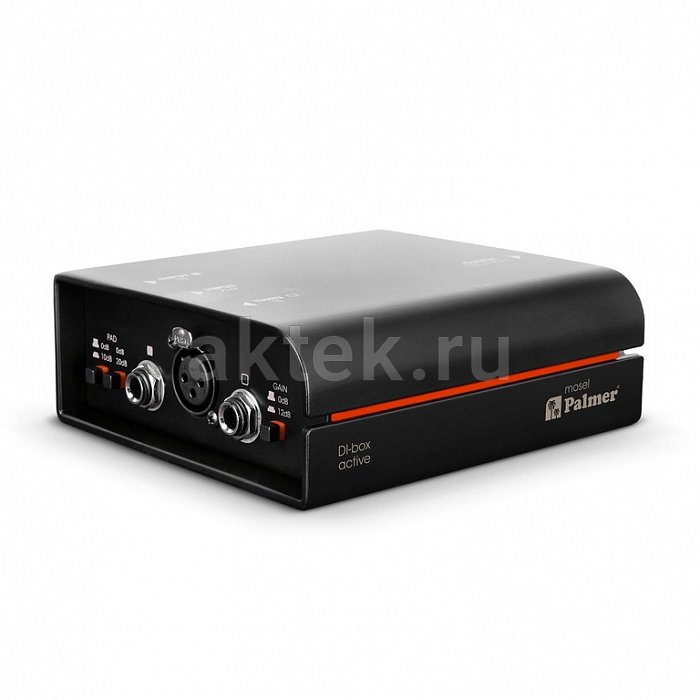 Palmer RIVER mosel активный одноканальный DI-бокс 6,3мм–XLR