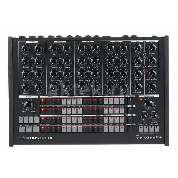Драм-машина Erica Synths Perkons HD-01 BLACK 10
