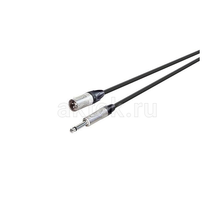 ROXTONE NMXJ230/3 аудиокабель XLR–Jack 6,3, 3 м, 2×0,30 мм²