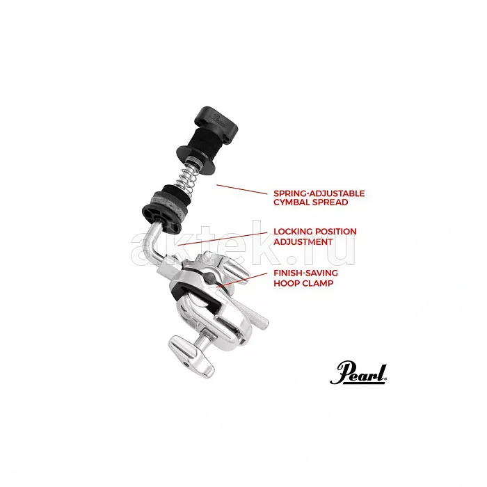 Pearl CLA-130 держатель хай-хэта на обод бас-барабана 6