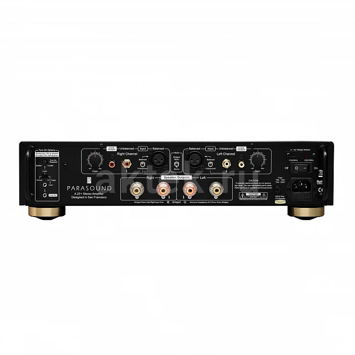 Усилитель мощности Parasound A23+ black 3