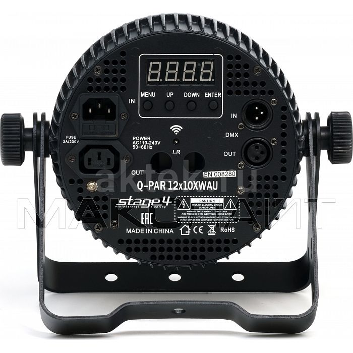 STAGE4 Q-PAR 12x10XWAU PAR-прожектор RGBWA+UV, 12×10 Вт 2