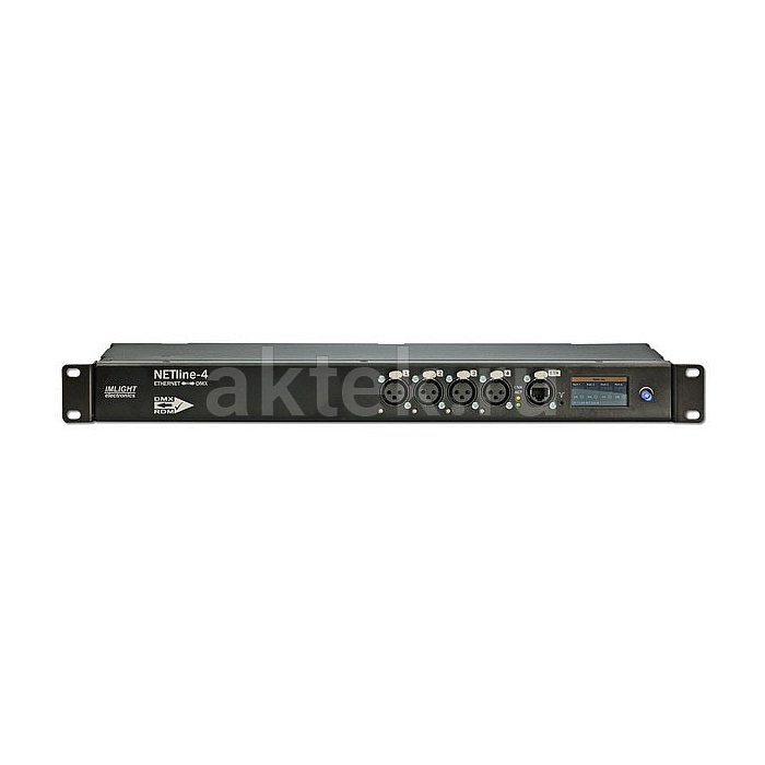 ИМЛАЙТ NETLINE–4 двунаправленный DMX-конвертер, четыре порта, 1U 2
