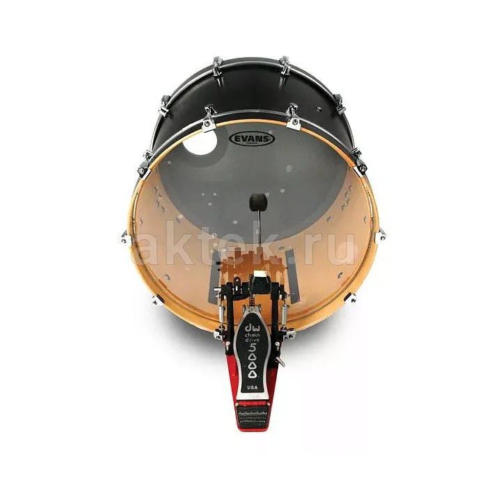 Evans BD22HG Hydraulic Glass 22" пластик бас-барабана, двухслойный 2