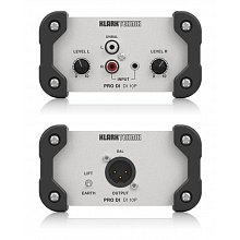 KLARK TEKNIK DI 10P дибокс пассивный, стереовходы RCA и mini-Jack