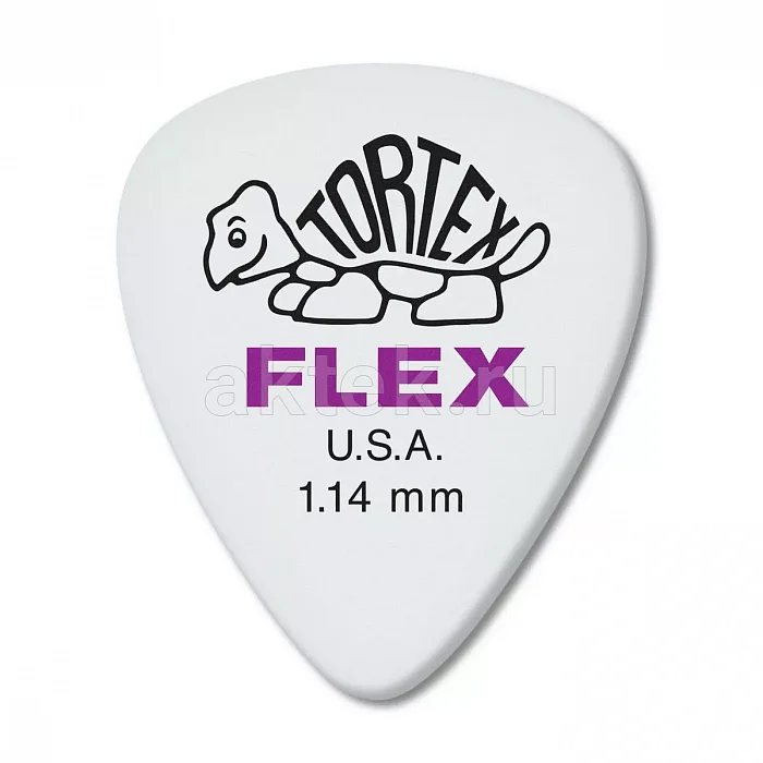 Dunlop 428P114 Tortex Flex Standard 12Pack медиаторы, 1,14 мм
