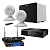 Профессиональная караоке система с акустикой и микрофонами AST MINI+AST-926M+EvoSound Sphere 2.1 белый