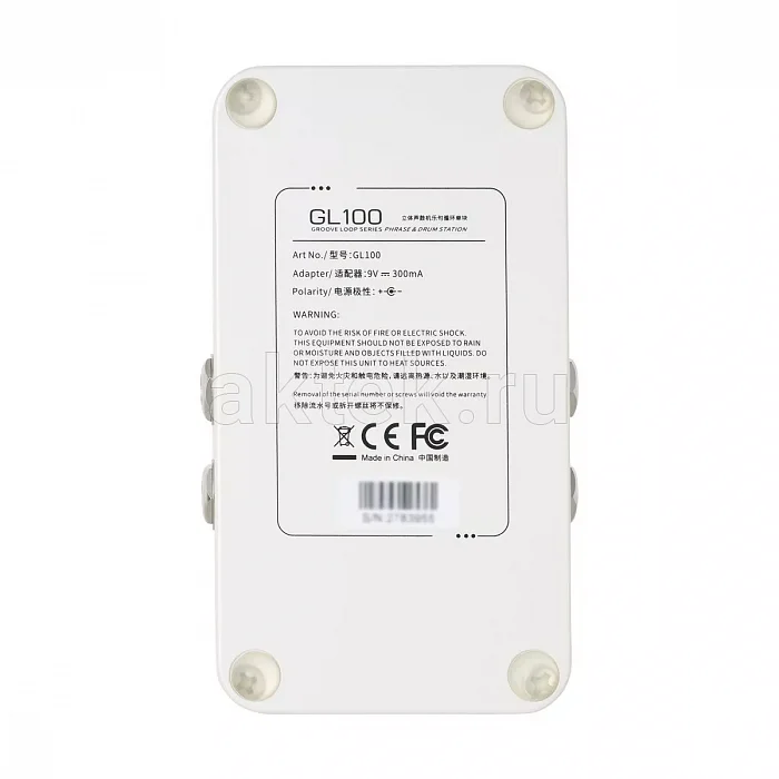 Mooer GL100 гитарный лупер с сенсорным экраном 5