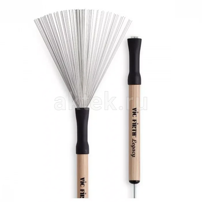 Vic Firth LB Legacy Brush барабанные щётки, металлическая щетина 3