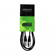 Nordfolk NMC9/10M микрофонный кабель XLR, Ø6 мм, витой экран