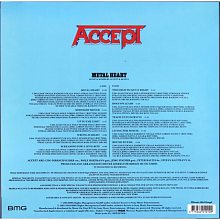 Виниловая пластинка ACCEPT - METAL HEART 180 GRAM BLACK VINYL 12" 2